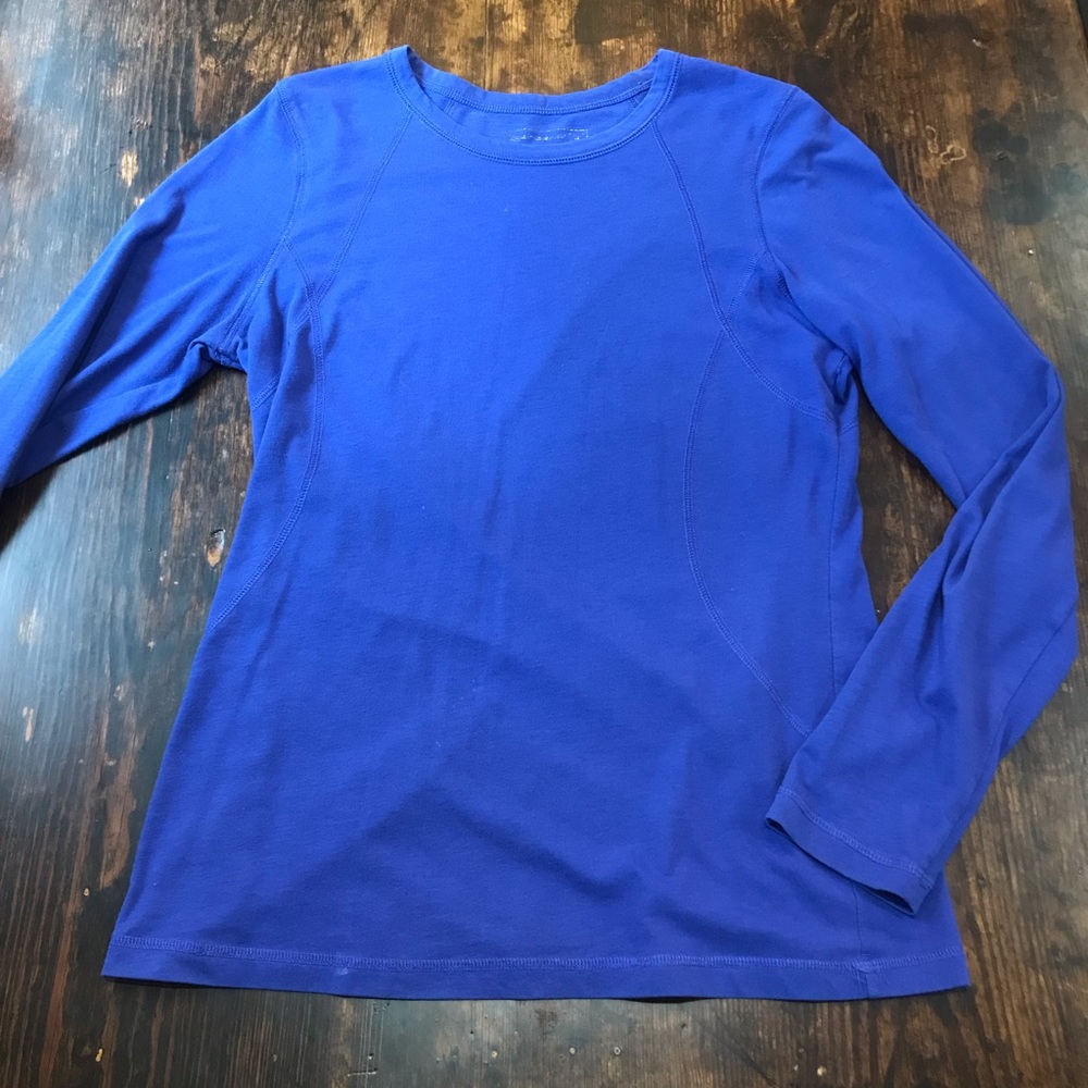 Outdoor Deep Blue Shirt Long Sleeve